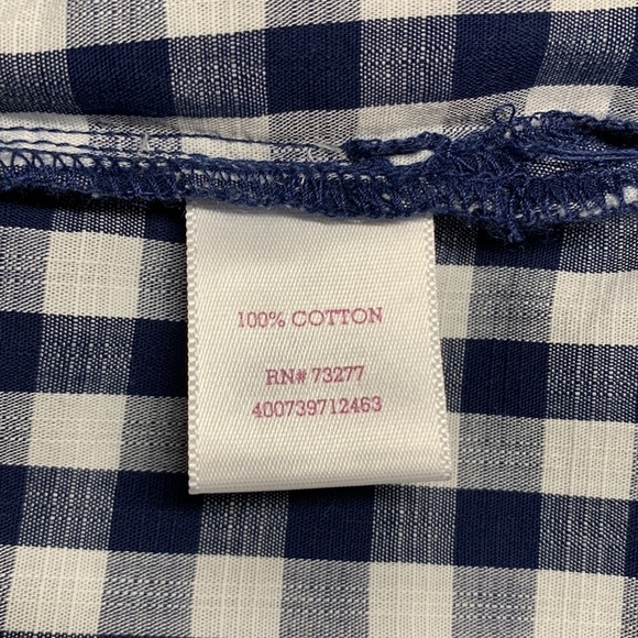 🔥🔥SO shrug shoulder gingham shirt size XL - Picture 4 of 5